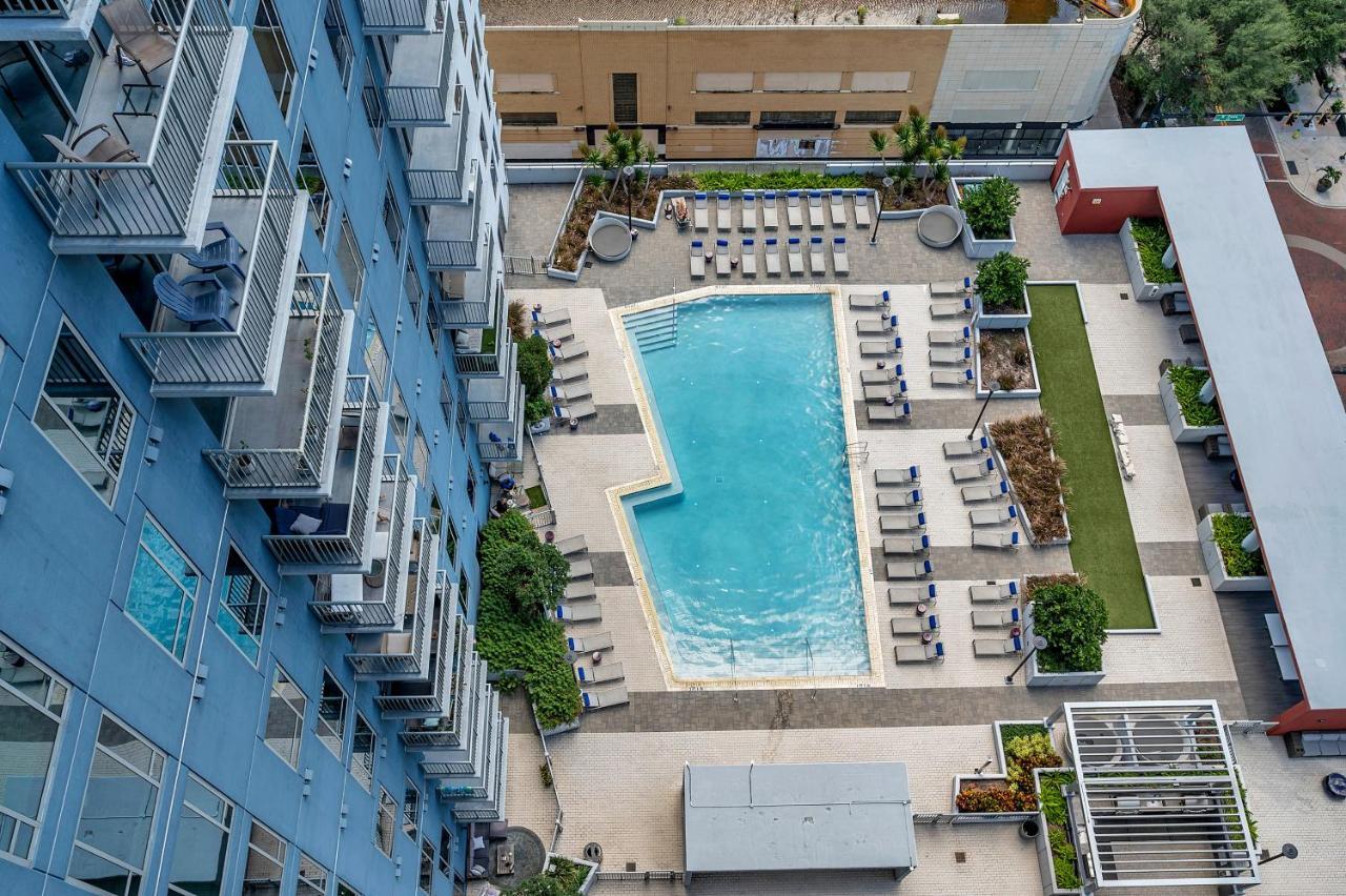Luxury 1 Bedroom With Den Downtown Tampa Apt - City Views, Rooftop Pool, Workspace Ngoại thất bức ảnh