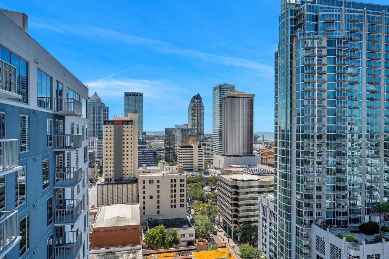 Luxury 1 Bedroom With Den Downtown Tampa Apt - City Views, Rooftop Pool, Workspace Ngoại thất bức ảnh